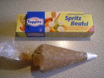 gefülltes Schweine Filet an Champagner Sauce mit Trüffel Kartoffel & grünen Schoten - Rezept - Bild Nr. 7