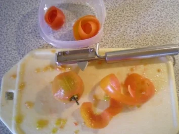 gefülltes Schweine Filet an Champagner Sauce mit Trüffel Kartoffel & grünen Schoten - Rezept - Bild Nr. 10