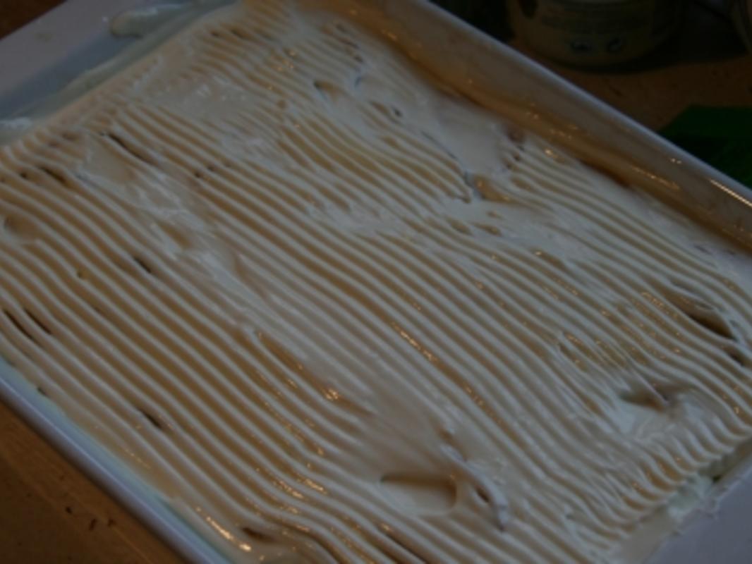 Dessert: Cantuccini Pfirsich Tiramisu - einfach - von border Dessert: Cantuccini Pfirsich Tiramisu - einfach - von border