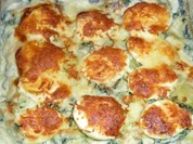 Eierauflauf mit Spinat - Rezept