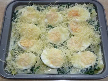 Eierauflauf mit Spinat - Rezept - Bild Nr. 2