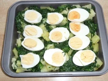 Eierauflauf mit Spinat - Rezept - Bild Nr. 4
