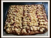 Rezept: Pflaumenkuchen mit Zwillingsteig Pflaumenkuchen mit Zwillingsteig - Rezept