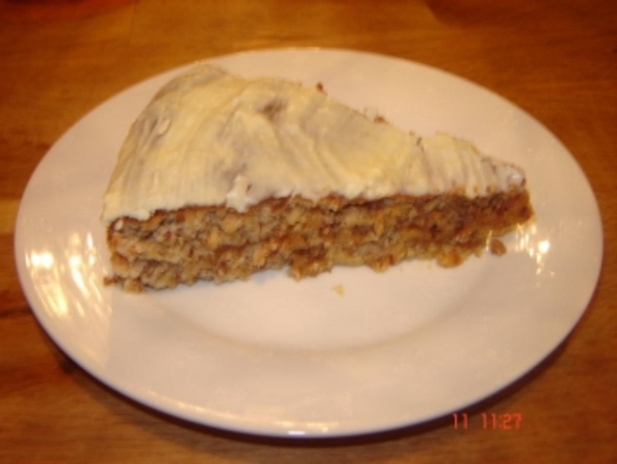 Mandel-Nuss Kuchen - Rezept mit Bild - kochbar.de
