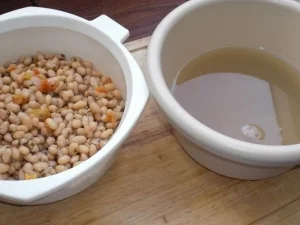 Weisse Bohnen mit Würstchen - Rezept