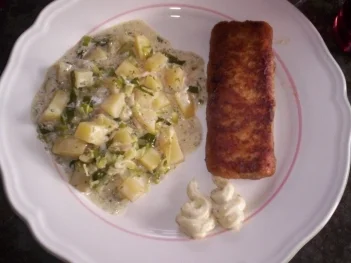 Rezept: Cremiges Kartoffelragout mit Kräutern Cremiges Kartoffelragout mit Kräutern - Rezept