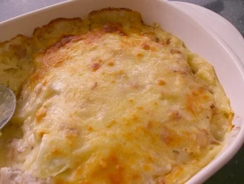 Rezept: Kohlrabiauflauf mit Hähnchenbrust Kohlrabiauflauf mit Hähnchenbrust - Rezept