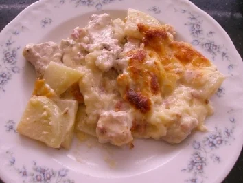 Rezept: Kohlrabiauflauf mit Hähnchenbrust Bild Nr. 16 Kohlrabiauflauf mit Hähnchenbrust - Rezept - Bild Nr. 16