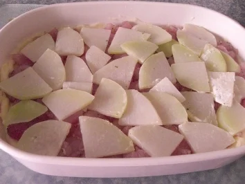 Rezept: Kohlrabiauflauf mit Hähnchenbrust Bild Nr. 13 Kohlrabiauflauf mit Hähnchenbrust - Rezept - Bild Nr. 13