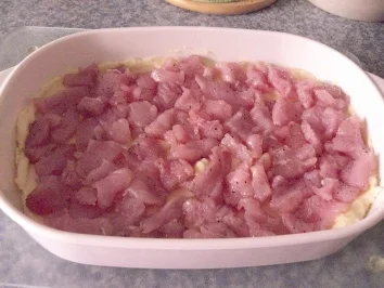 Rezept: Kohlrabiauflauf mit Hähnchenbrust Bild Nr. 12 Kohlrabiauflauf mit Hähnchenbrust - Rezept - Bild Nr. 12