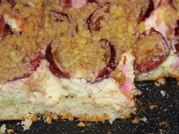 Pflaumen-Quark-Streuselkuchen vom Blech - Rezept - Bild Nr. 5