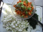 Suppe- Gemüsesuppe  mit Markklöschen (FOTO - Rezept