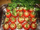 Tomaten mit Brotsalat - Rezept