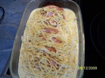 Rezept: Zwiebelkasseler in Honig-Senf-Sahne Bild Nr. 5 Zwiebelkasseler in Honig-Senf-Sahne - Rezept - Bild Nr. 5