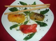 Paprika-Päckchen mit Basilikum-Vinaigrette - Rezept