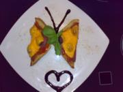 ** Snacks & Quickies ** Pizza - Toast "Butterfly" - Rezept