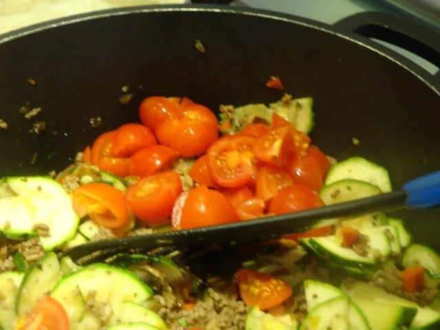 Rezept: Zuccinigemüse mit Reis Bild Nr. 7 Zuccinigemüse mit Reis - Rezept - Bild Nr. 7