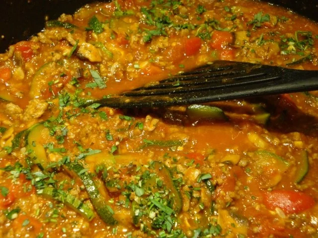 Rezept: Zuccinigemüse mit Reis Bild Nr. 11 Zuccinigemüse mit Reis - Rezept - Bild Nr. 11