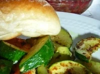 Garnelen in Zucchinimeer - Rezept