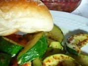 Garnelen in Zucchinimeer - Rezept