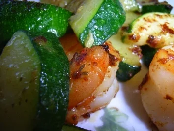 Garnelen in Zucchinimeer - Rezept - Bild Nr. 2