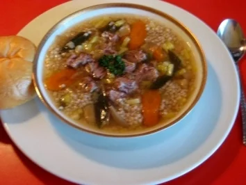 Rezept: Graupensüppchen mit Rindfleisch Bild Nr. 3 Graupensüppchen mit Rindfleisch - Rezept - Bild Nr. 3