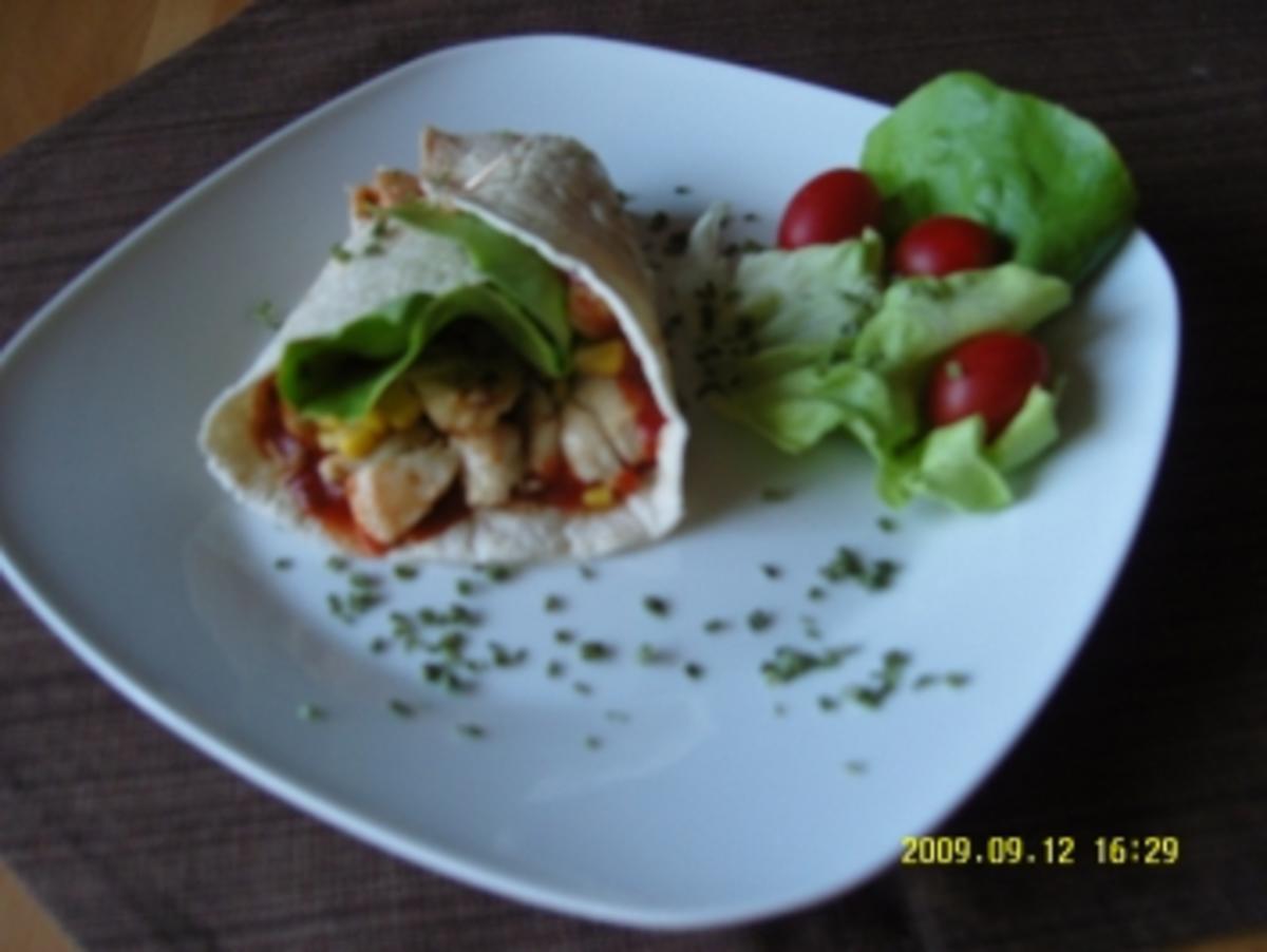 Gefüllte Wraps - Rezept