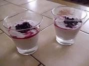 ein lecker Nachtisch mit Heidelbeeren - Rezept