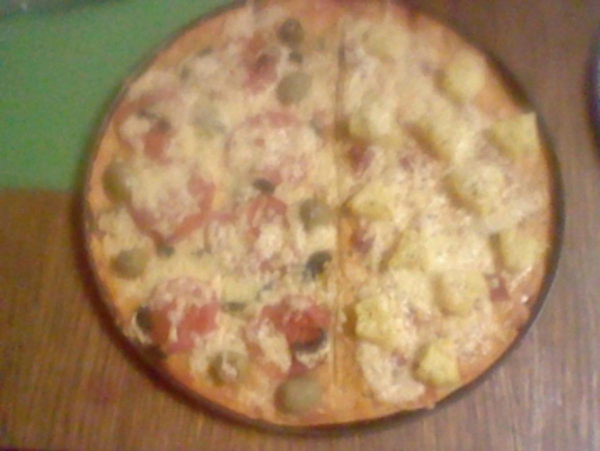Pizza Halb und Halb - Rezept - Bild Nr. 2