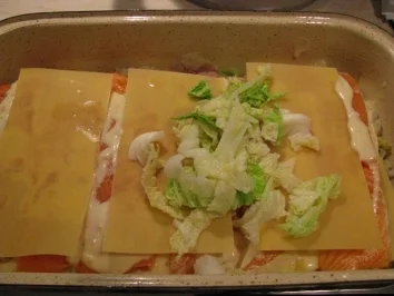 Wirsing-Lachs-Lasagne - Rezept - Bild Nr. 7