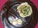 Parmesankörbchen mit Tabule und Jakobsmuscheln - Rezept