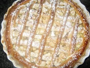 Rezept: Apfelgitterkuchen Apfelgitterkuchen - Rezept