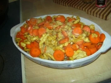 Fruchtiger Curry - Auflauf " Bombay" - Rezept - Bild Nr. 3