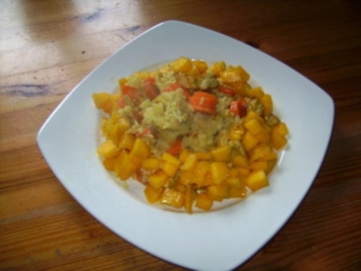 Fruchtiger Curry - Auflauf " Bombay" - Rezept
