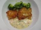Kabeljaufilet im Bierteig mit Brokkoli und Remoulade - Rezept