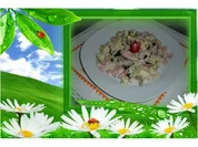 Rezept: Salate : Kartoffelsalat mit gekochten Schinken Salate : Kartoffelsalat mit gekochten Schinken - Rezept