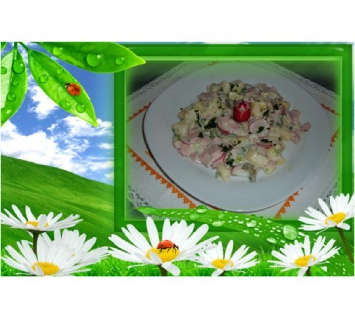 Bilder für Salate : Kartoffelsalat mit gekochten Schinken - Rezept