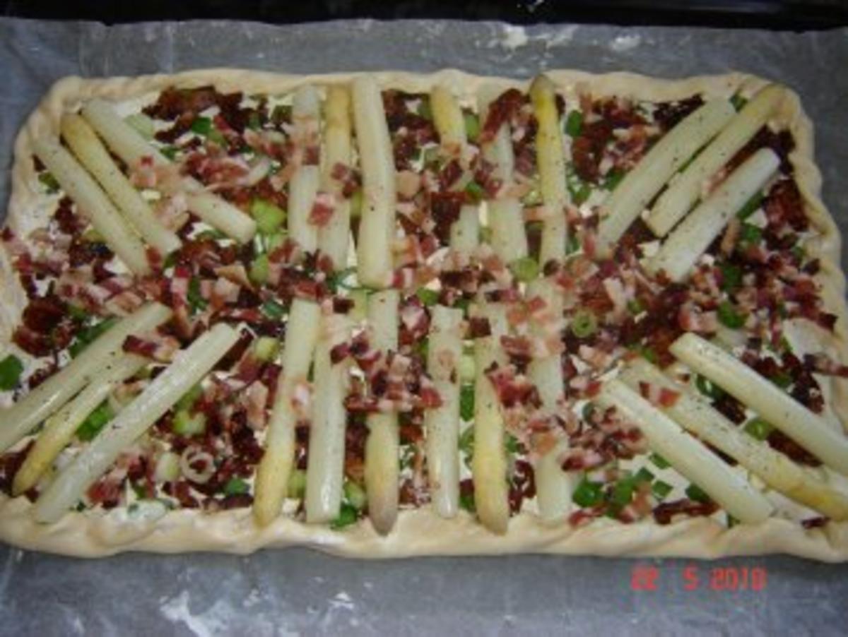 Pikante Kuchen : Spargelpizza - Rezept - Bild Nr. 5