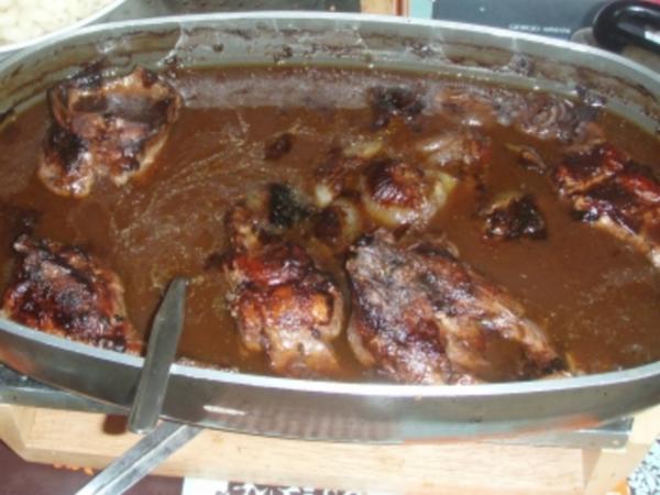 Kaninchen im Römertopf - einfach - 256 kcal/100g