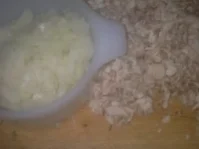 Rezept: Gefüllte Schweinsschnitzel "ala Herbert" mit grünen Bohnen und Kartoffelscheiben mit Frühlingszwiebeln Bild Nr. 2 Gefüllte Schweinsschnitzel "ala Herbert" mit grünen Bohnen und Kartoffelscheiben mit Frühlingszwiebeln - Rezept - Bild Nr. 2