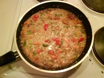 Rezept: Vegetarisch: Röstbulgurpfanne mit Gemüse Bild Nr. 3 Vegetarisch: Röstbulgurpfanne mit Gemüse - Rezept - Bild Nr. 3