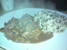 Schweinegeschnetzeltes mit Wildreis - Rezept