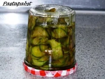 Rezept: eingelegte Zucchini Bild Nr. 3 eingelegte Zucchini - Rezept - Bild Nr. 3