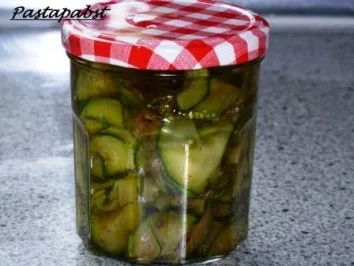Rezept: eingelegte Zucchini eingelegte Zucchini - Rezept