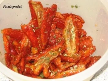 Getrocknete Tomaten in Öl - Rezept