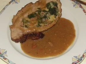 Rezept: Gefüllte Kalbsbrust Gefüllte Kalbsbrust - Rezept