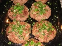 Tomaten-Mozarella- Frikadellen mit Röstzwiebel-Kartoffelstampf - Rezept - Bild Nr. 2