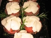 Tomaten-Mozarella- Frikadellen mit Röstzwiebel-Kartoffelstampf - Rezept - Bild Nr. 4