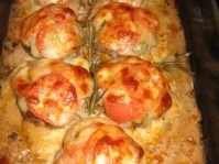 Tomaten-Mozarella- Frikadellen mit Röstzwiebel-Kartoffelstampf - Rezept - Bild Nr. 5