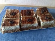 Schoko-Birnen-Kuchen mit Schmand - Rezept